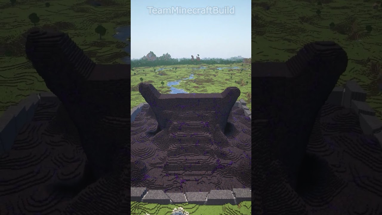 Largest Nether Portal | Tutorial l Timelapse build l #minecraft