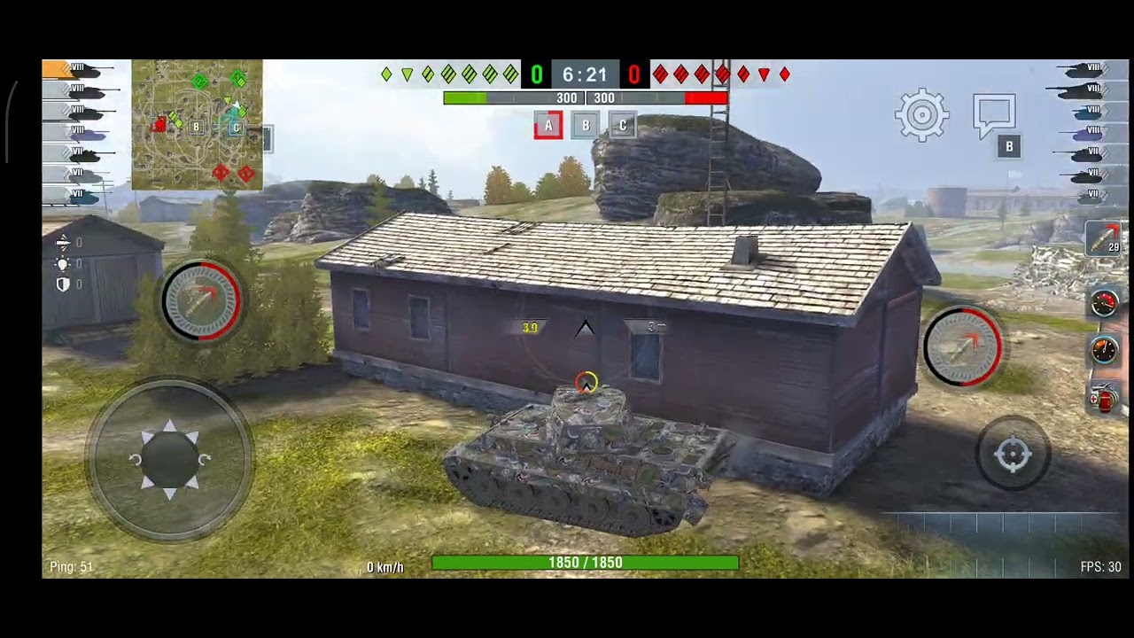 Tiger II gameplay(I met Ground Tank)