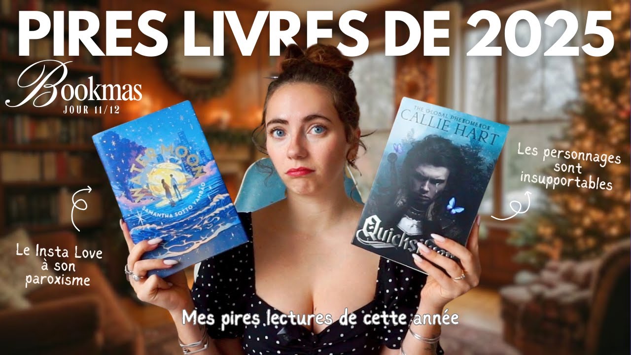 Pires livres awards 🏆 Mes pires lectures de 2025 😒 (Bookmas #11)