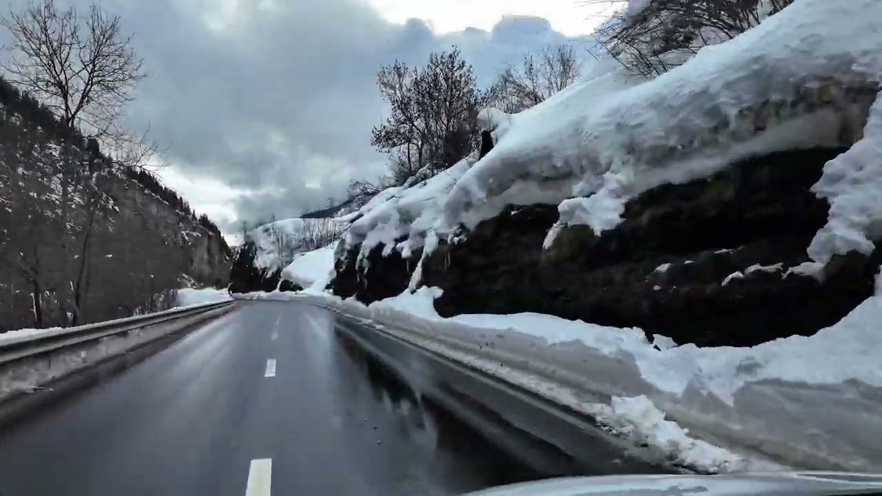 Switzerland’s Secret Ski Paradise ❄️ Road to Leukerbad Adventure🇨🇭⛷️🚡