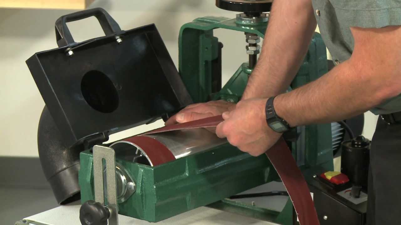 How To Install Sandpaper on the G0716 Drum Sander