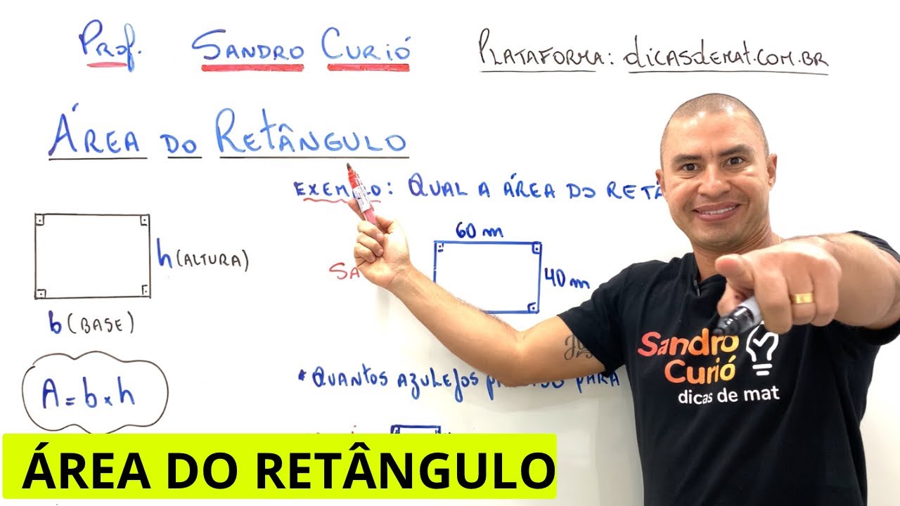 RÁPIDO E FÁCIL | ÁREA DO RETÂNGULO