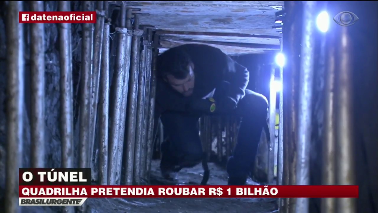 Túnel: Confira a estrutura montada para assalto a banco
