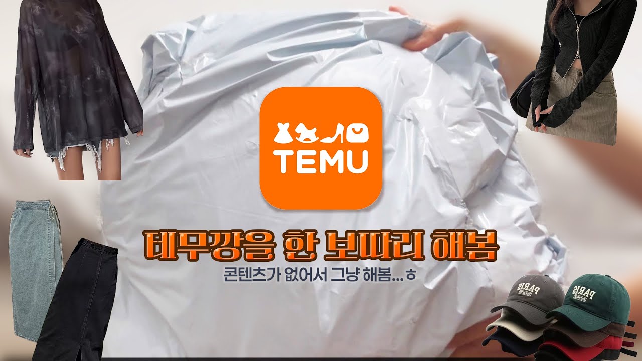 [일상로그] 테무 배송비 포함 십만원 까보기