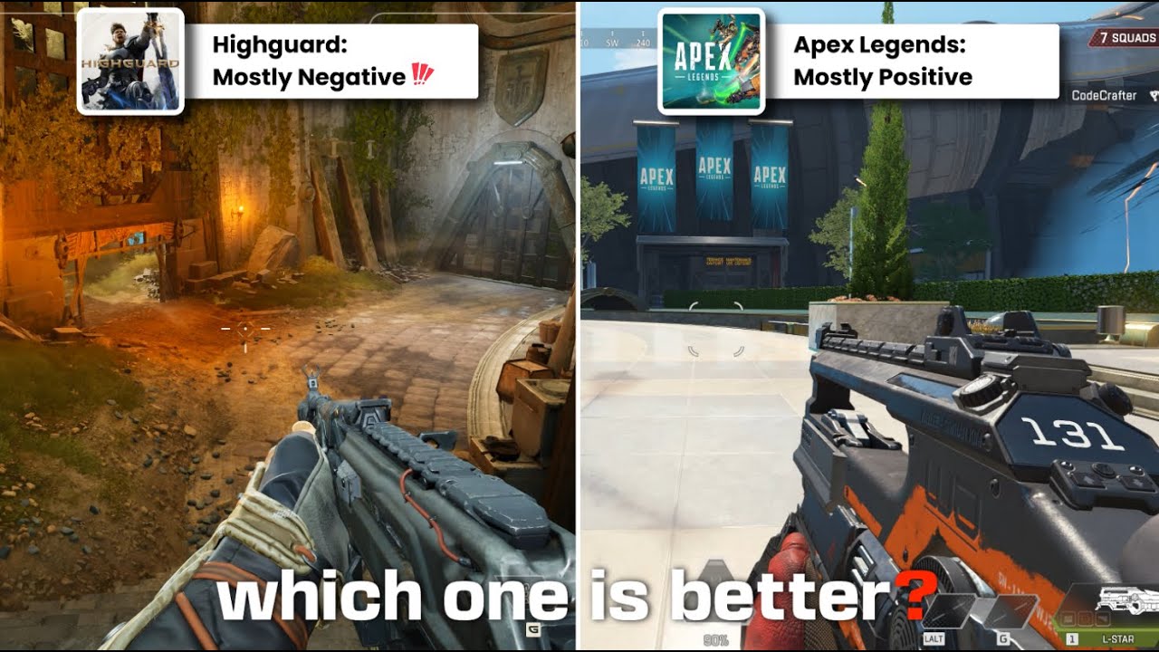 Highguard vs Apex Legends - Details & Physics Comparison | Which One Is Better?