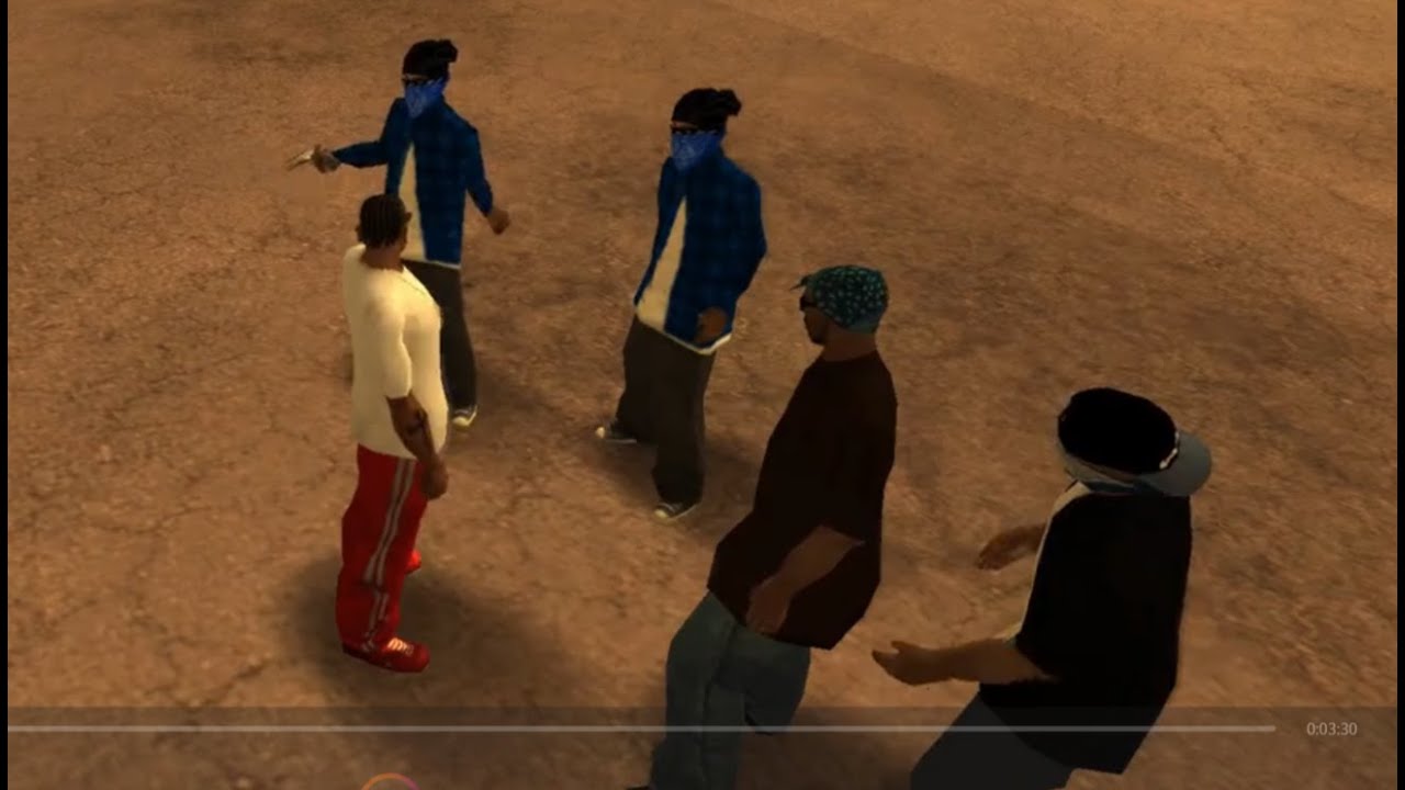 GTA SA - Bloods vs Crips - CJs Revenge