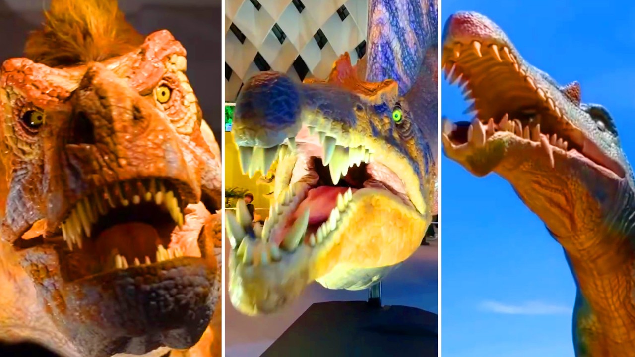 Top 9 Dinosaur Animatronics in the World!