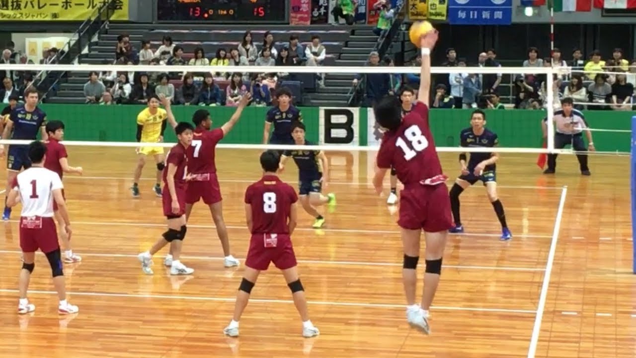 【黒鷲旗2019】早稲田大学 vs 堺ブレイザーズ 第1セット