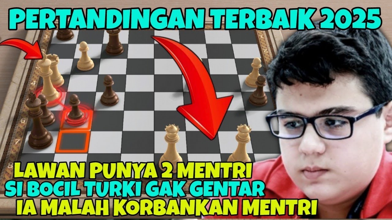 Taktik Catur Spektakuler Grandmaster Turki Yagiz Kaan Erdogmus