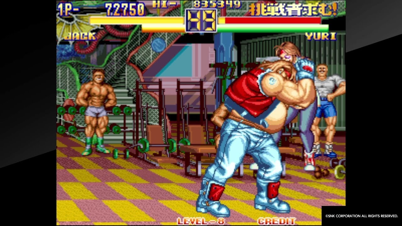 【龍虎の拳2】 ジャック・ターナー level8 ノーミスクリア [アケアカNEOGEO]