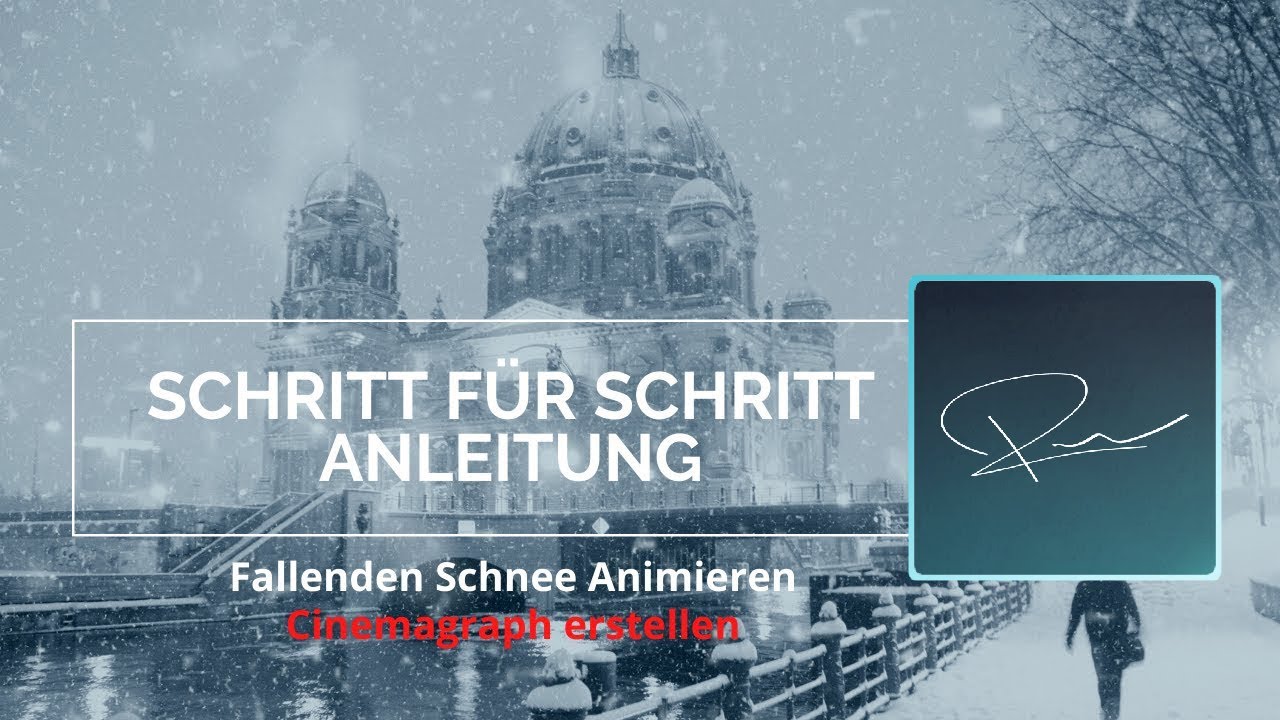 Fallenden Schnee Animieren in #Photoshop