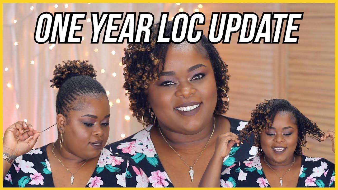 ONE YEAR MICROLOCS UPDATE || I HAVE A PUFF Y'ALL!!!