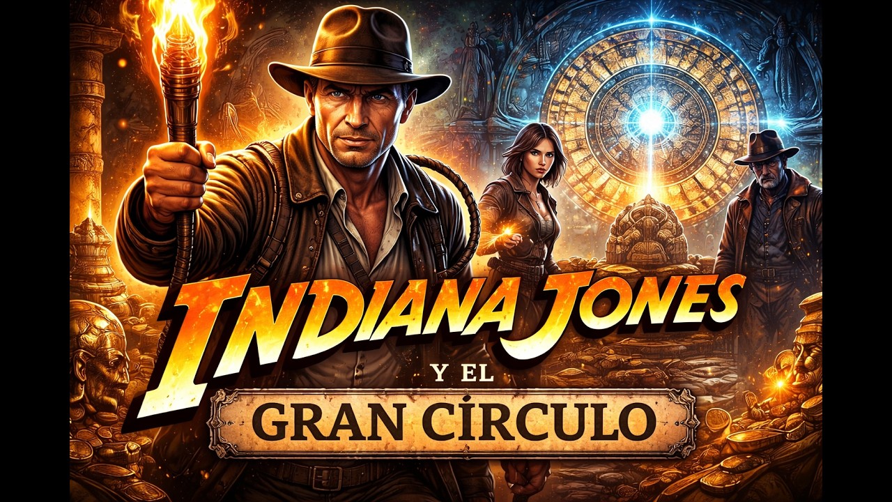 INDIANA JONES y el GRAN CIRCULO PC En Español FULL GAME / NO COMMENTARY.