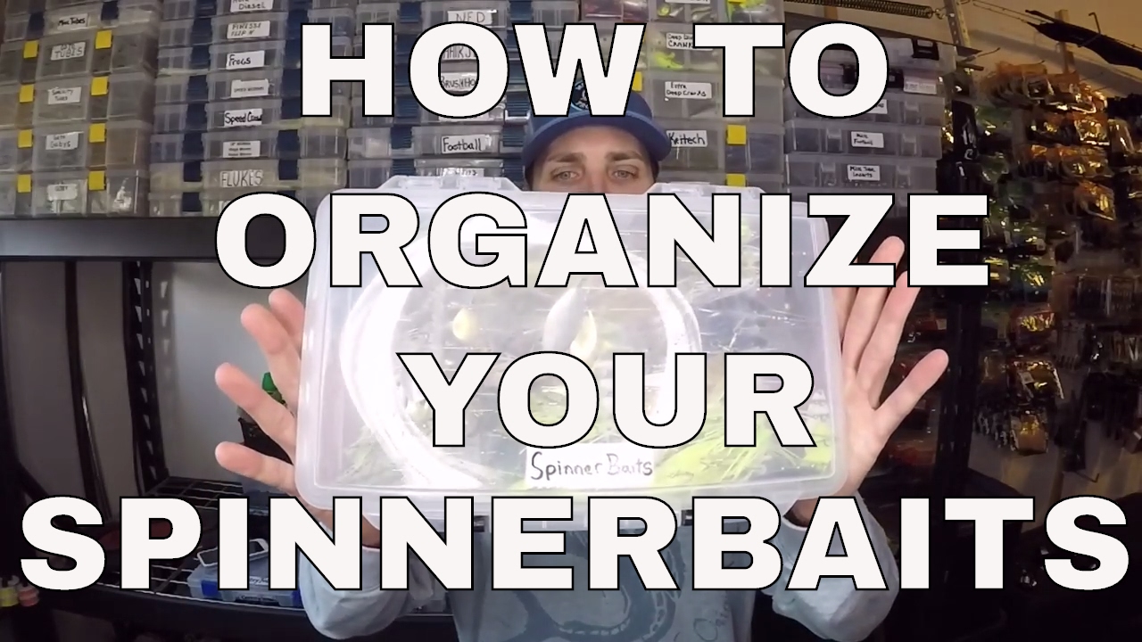 How to organize your Spinnerbaits and Buzzbaits