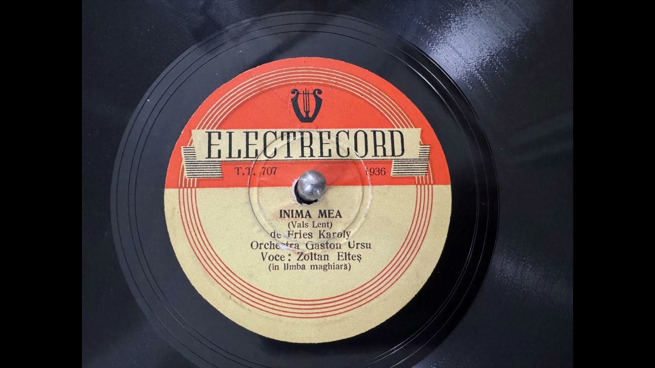 INIMA MEA, Zoltan Eltes, ELECTRECORD, 78rpm