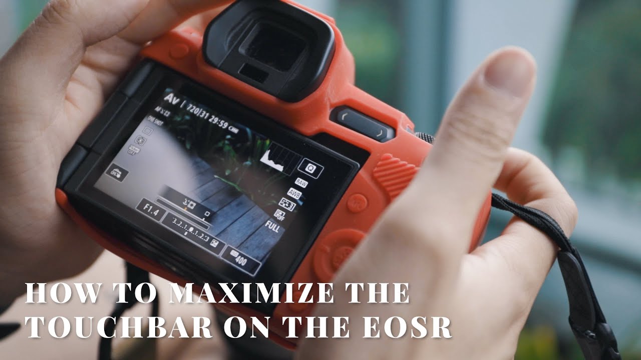 5 TIPS on using the EOS R Touch Bar