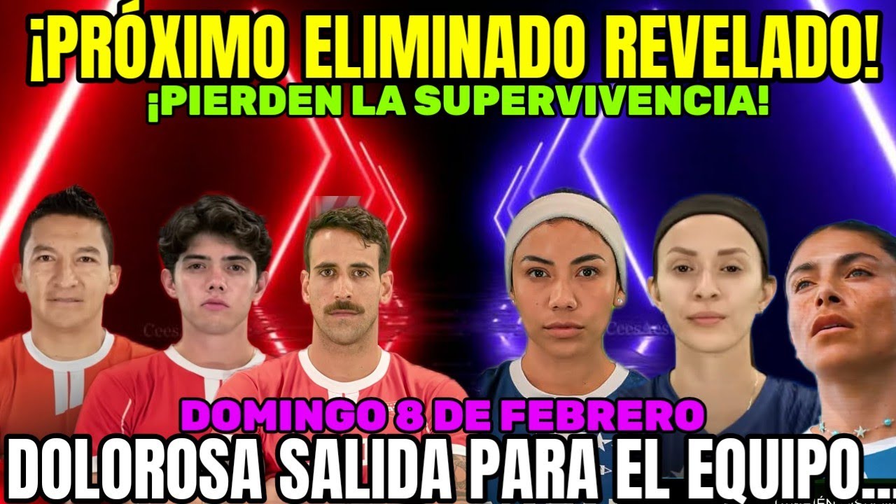 ELIMINADO REVELADO ✅ ELLOS PIERDEN LA SUPERVIVENCIA! EXATLÓN MÉXICO #exatlón 