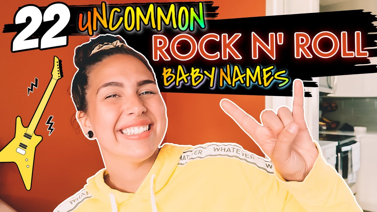 RARE + EDGY ROCK AND ROLL BABY NAMES FOR GIRLS & BOYS! | Cool Band Inspired Unique Baby Names 2020!