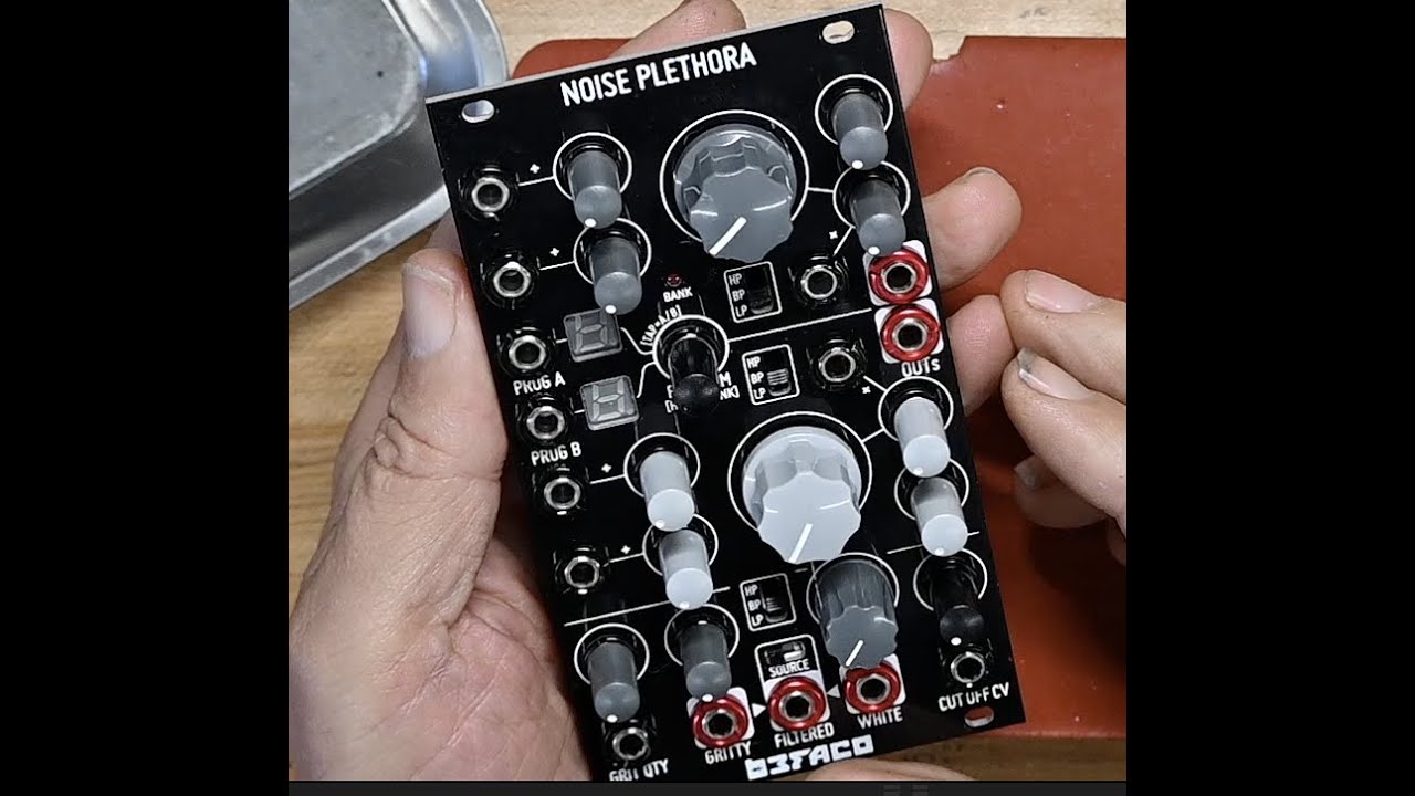 C.K. builds a Noise Plethora kit from Befaco, eurorack