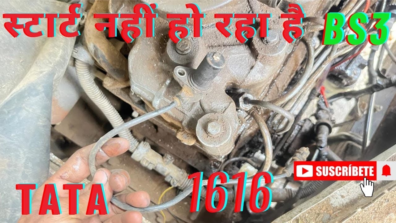 👉🛠TATA 1616 BS3 start Hokar band Ho Ja raha Hai Starting problem 🛠👈