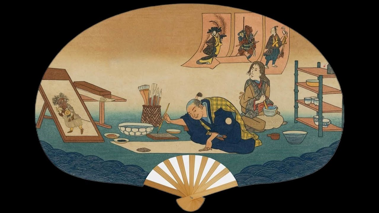 Japanese Culture in Fanprints of U. Hiroshige