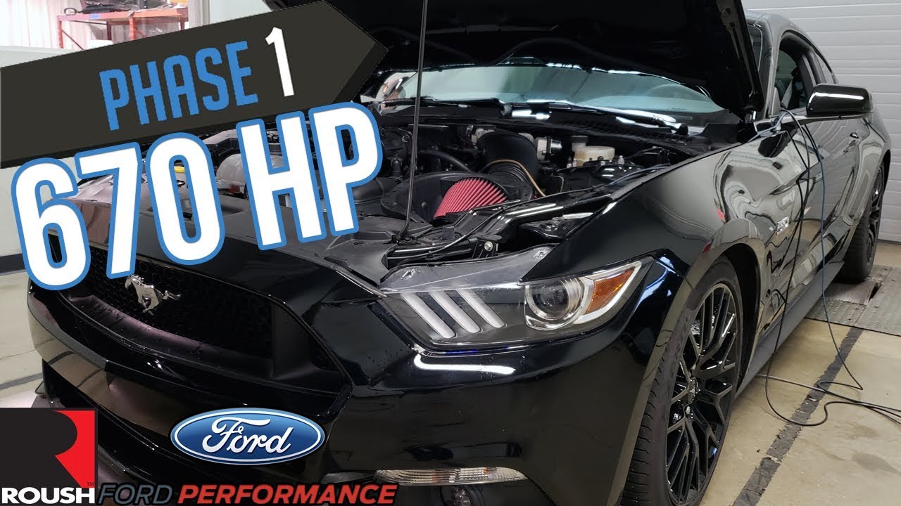 2015 Mustang Roush Ford Performance 670HP Supercharger kit Dyno at Brenspeed M-6066-M8627