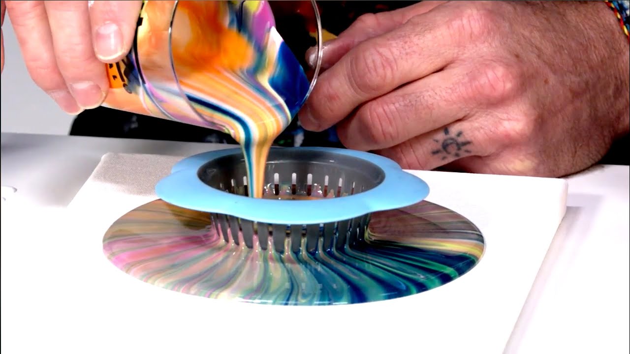 Учебное пособие: Демонстрация заливочной среды Liquitex