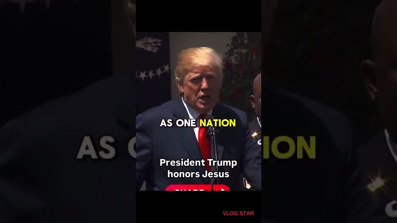 President Donald Trump Honors Jesus #themosthighgod #politics #religion #god #prayer