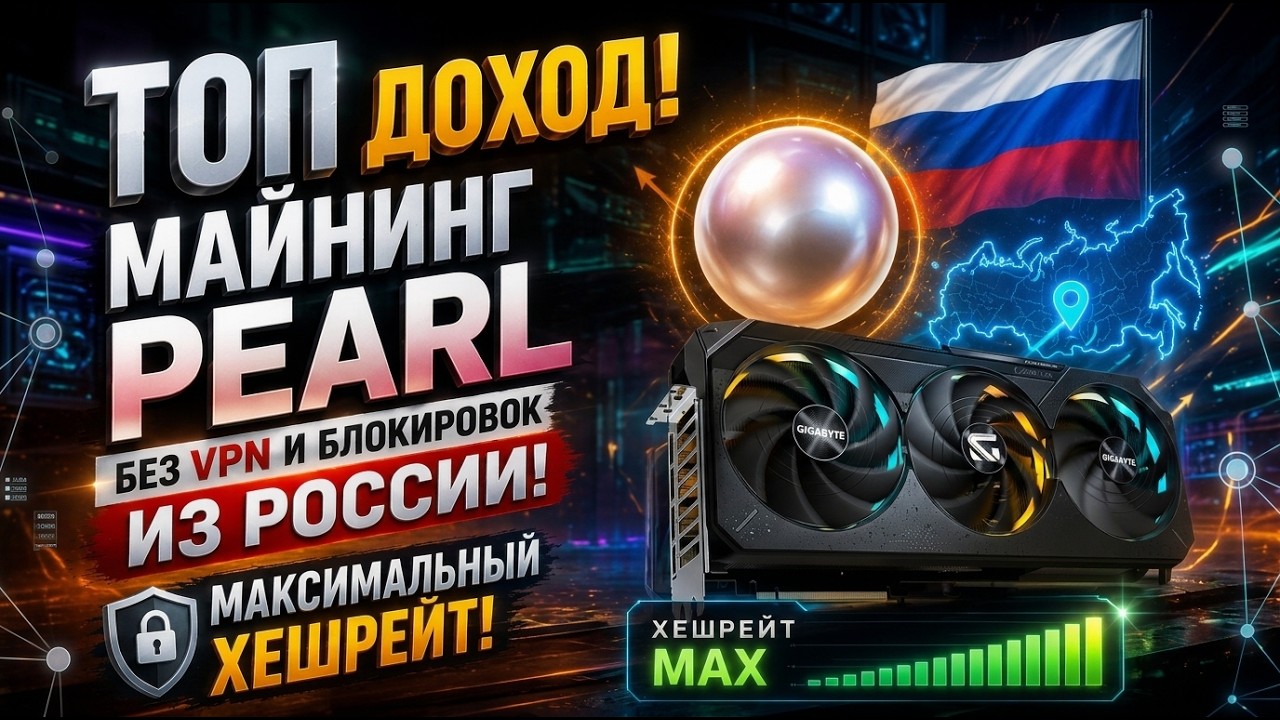 Top Profit! Pearl Mining without blocks or VPN! Setup for Windows and HiveOS