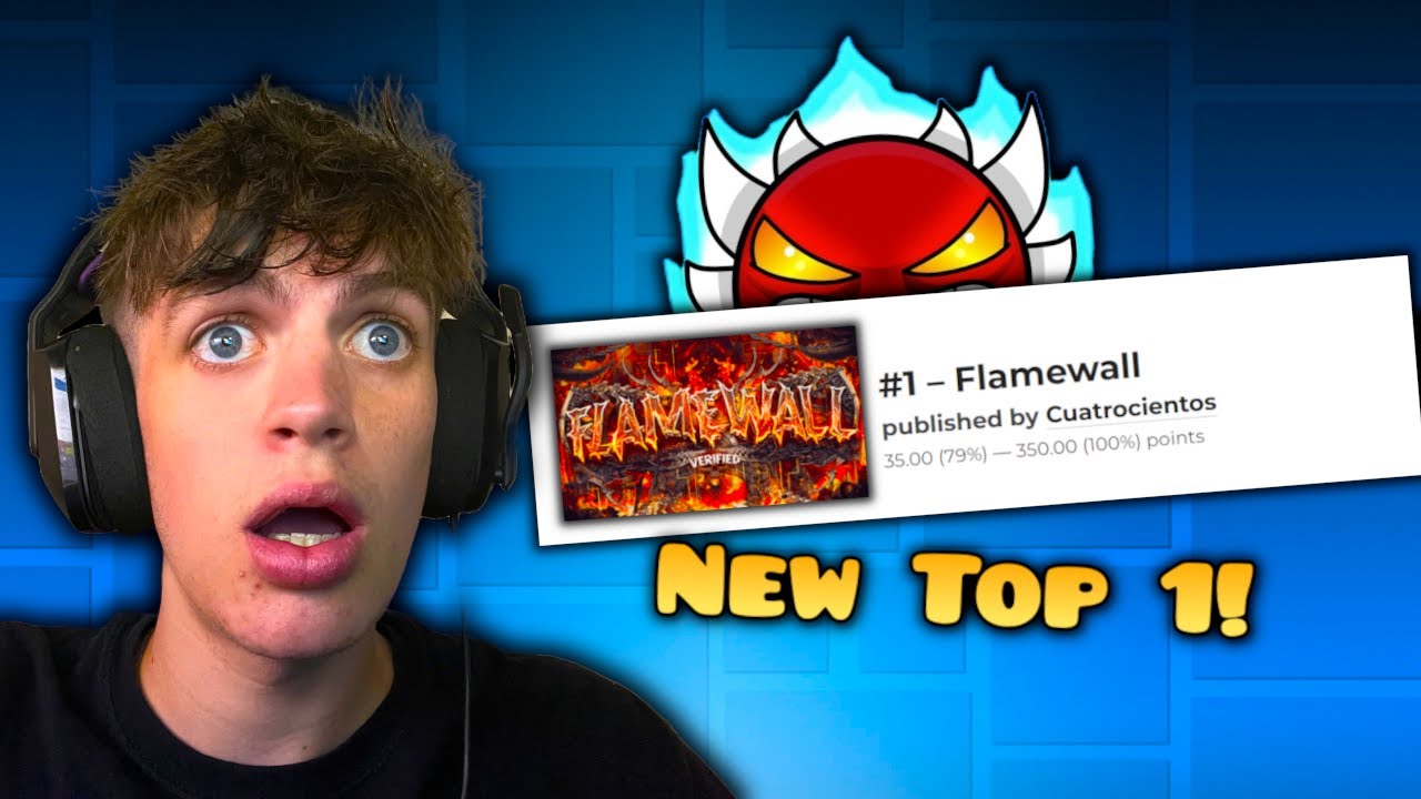 I Reacted To The NEW TOP 1 HARDEST Geometry Dash Level!
