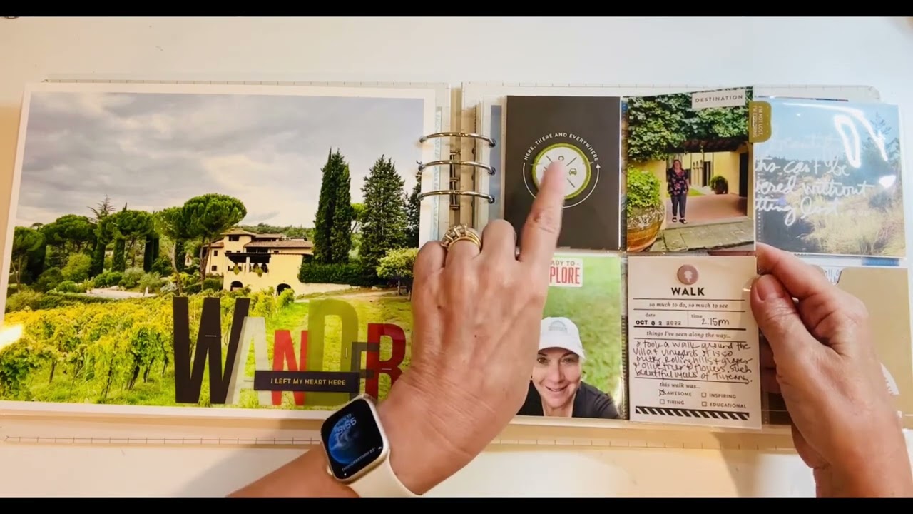2022 Italy Travel Album Chatty Flip-Through