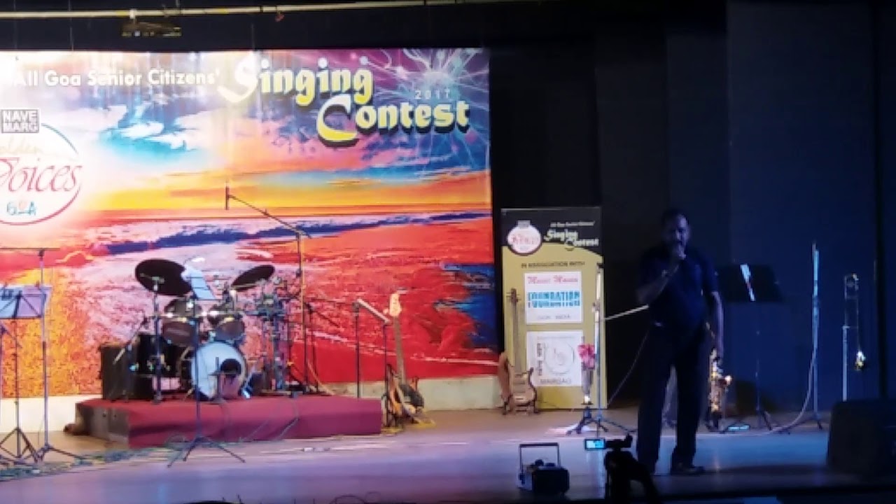 1st Place (English) ~ All Goa Senior Citizens' Singing Contest(2017)