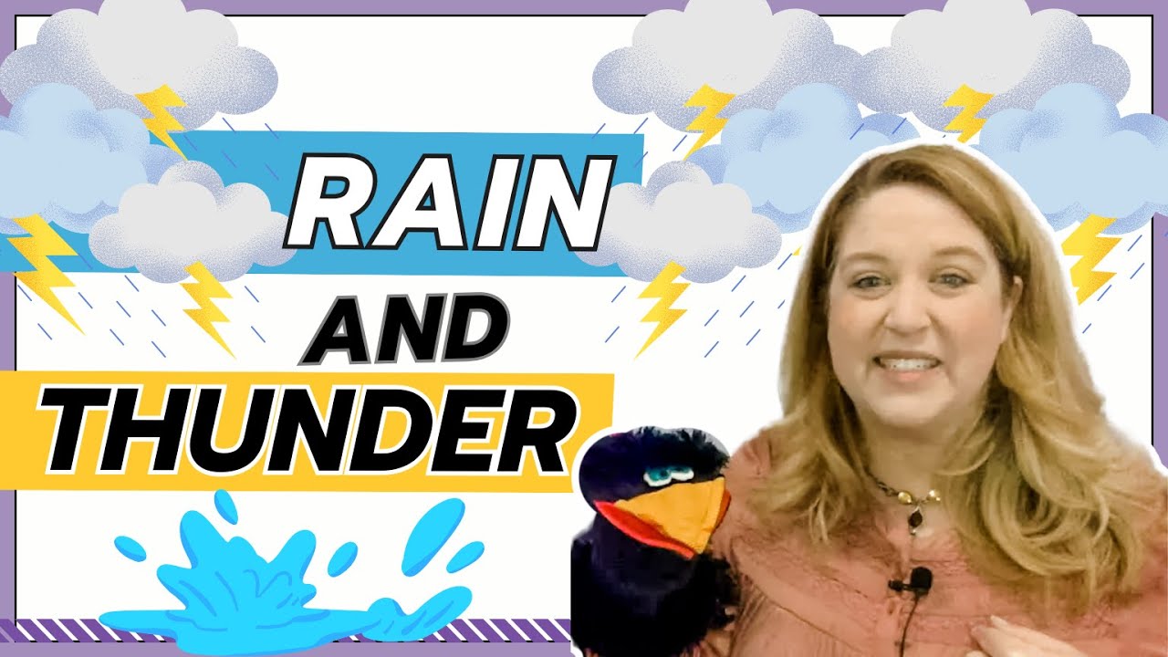 Thunderstorms, Rainbows & the Letter R - Fun Preschool Learning!