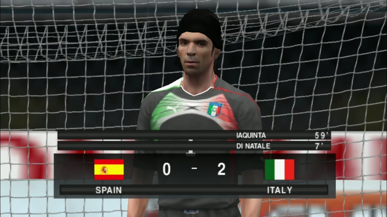 WE 2011: Spain vs Italy | World Soccer Winning Eleven 2011 | PPSSPP Android #2