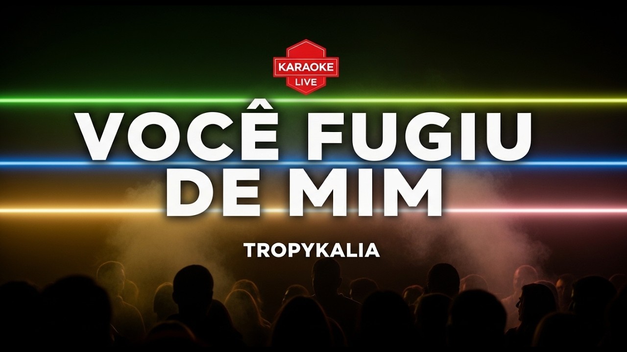 VOCÊ FUGIU DE MIM! 🎤 Forrozão Tropykália - Karaokê SEM VOZ (Forró Romântico)
