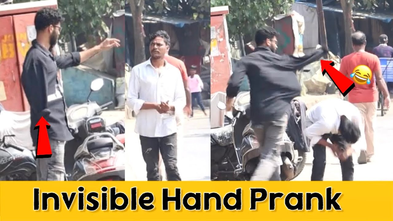 Invisible Hand Prank 🤣 | Funny Video | Prank In India |