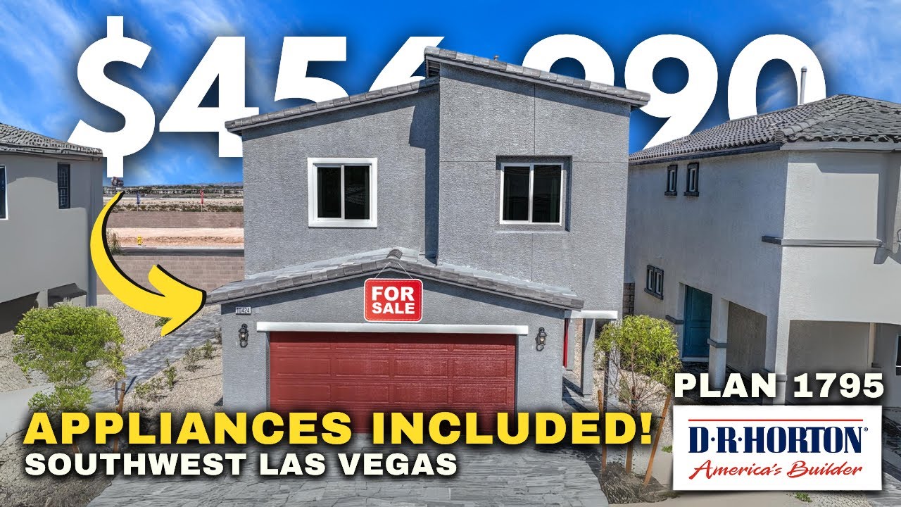NEW Affordable 4 Bedroom Homes in Las Vegas | DR Horton Cambria Bay Grand Opening Tour