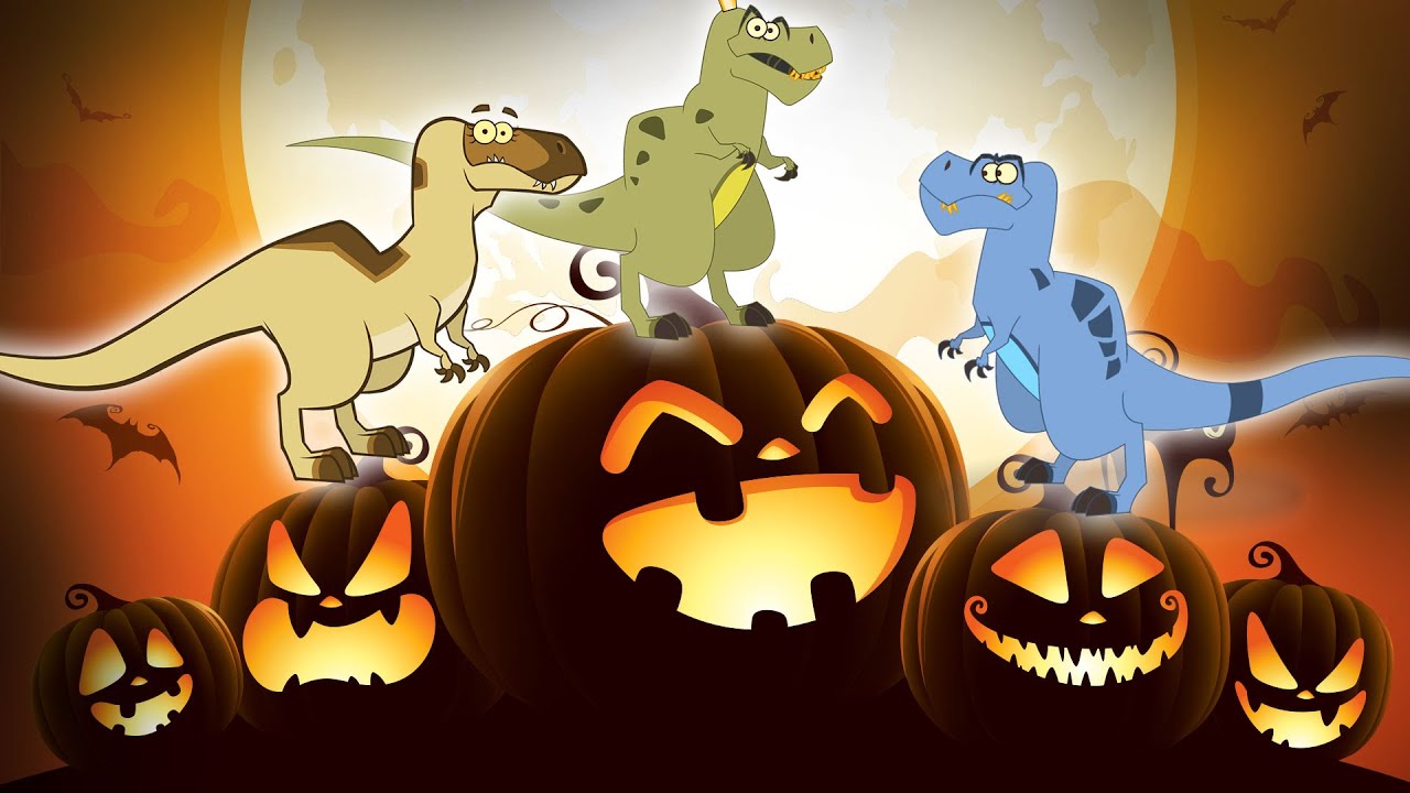 Dinosaur | Spooky Dangerous Dinosaurs | Dinosaur Cartoon For Kids