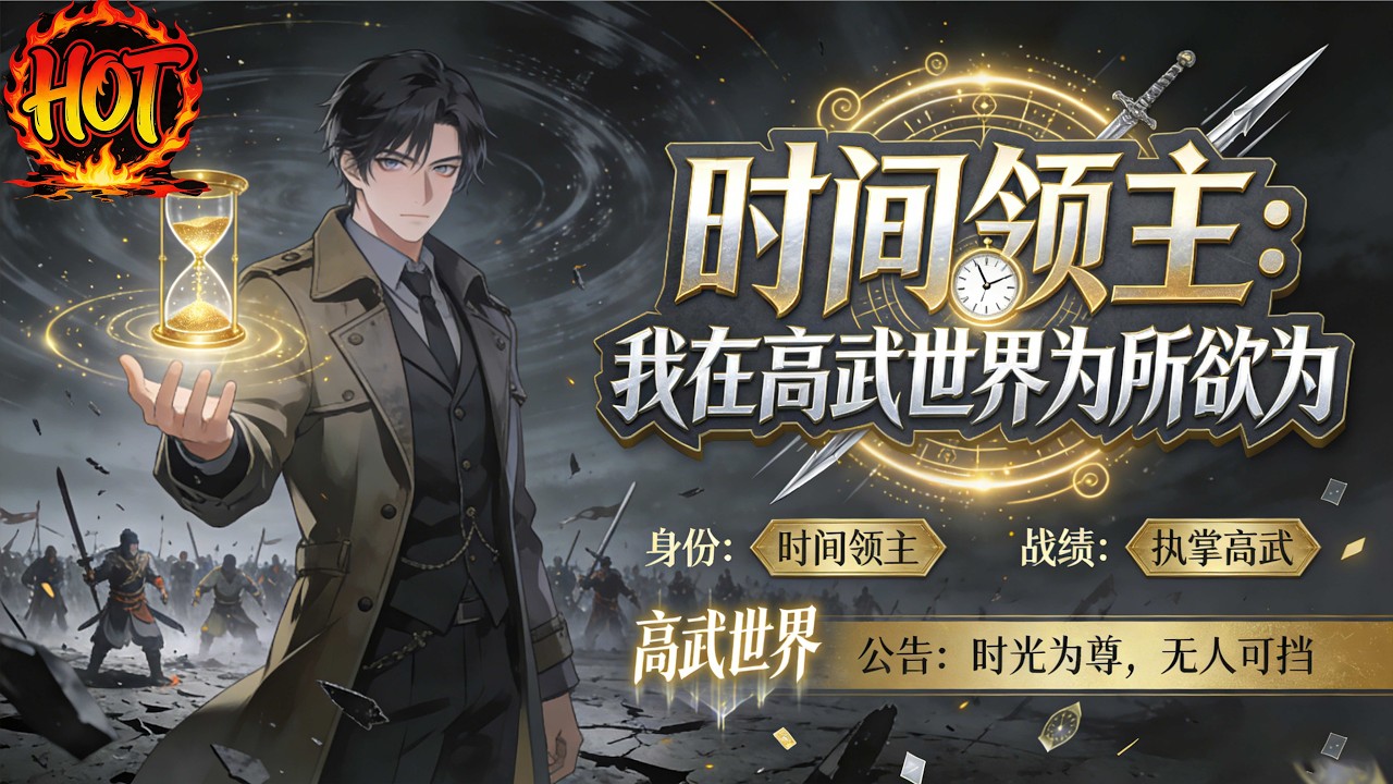 ✨【强推】《时间领主：我在高武世界为所欲为》第1~101集被开除的垫底学渣意外绑定逆天系统，修改修为、武学、物品生产日期，一键解锁十年苦修成果#穿越 #末世 #异能 ##动态漫画# 漫野推文