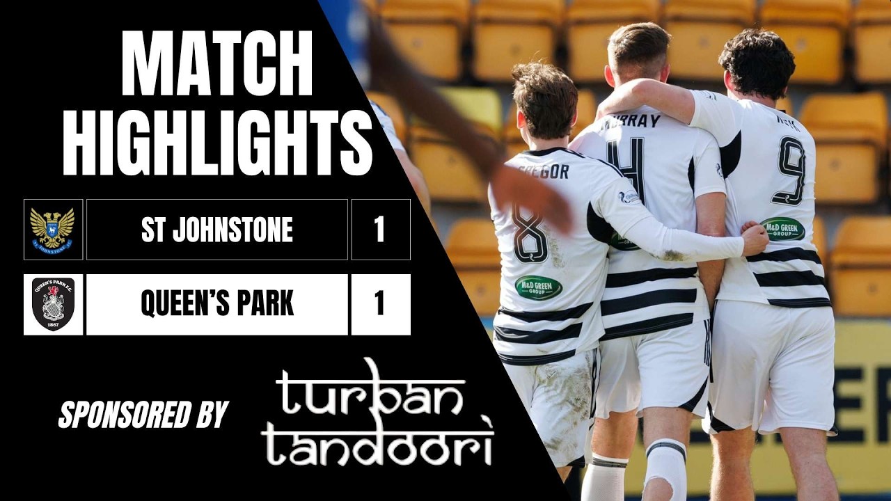 Match Highlights | St Johnstone 1-1 Queen's Park | William Hill Championship