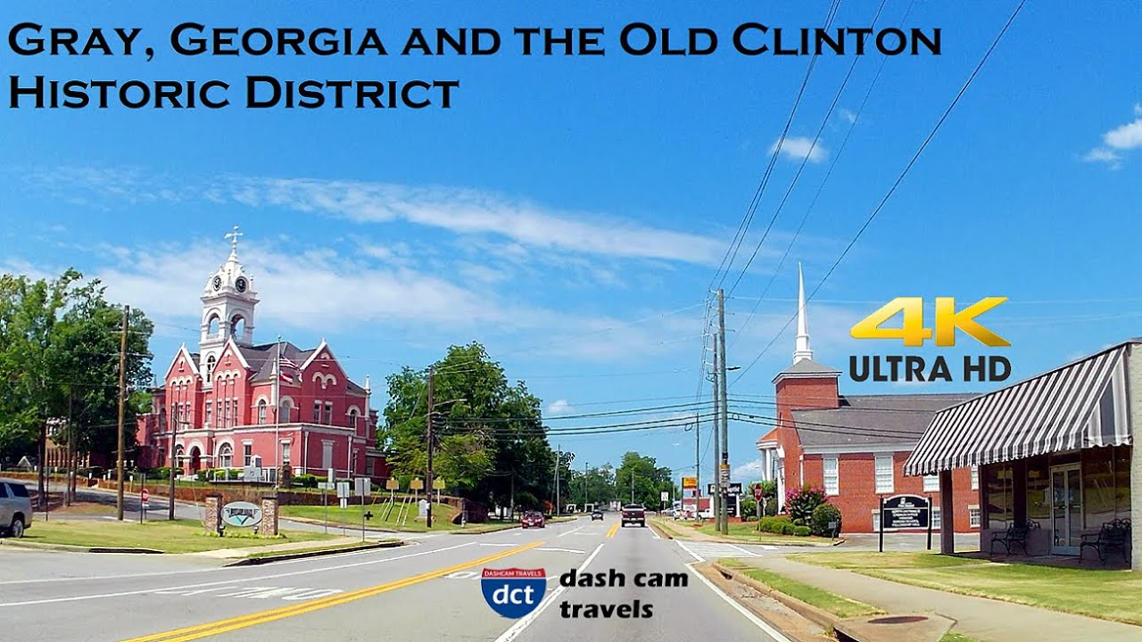 Small Town America - Dash Cam Drive through Gray, Georgia