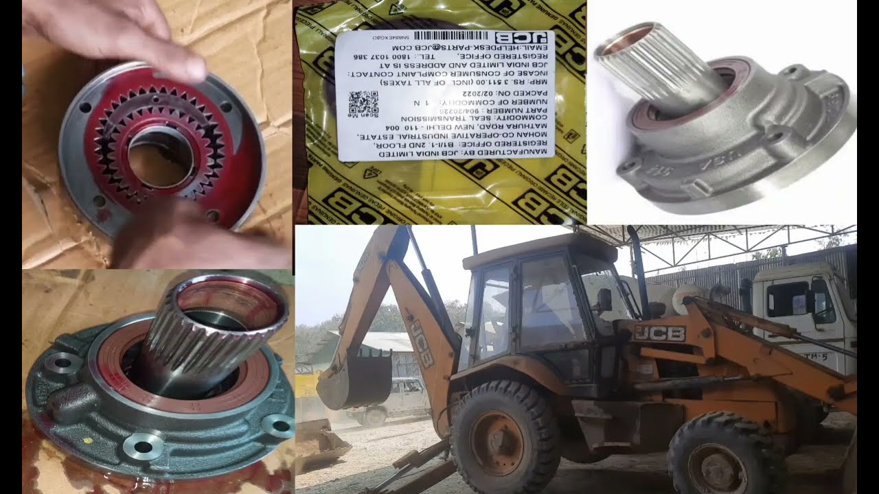 JCB 4DX charging pump seal change