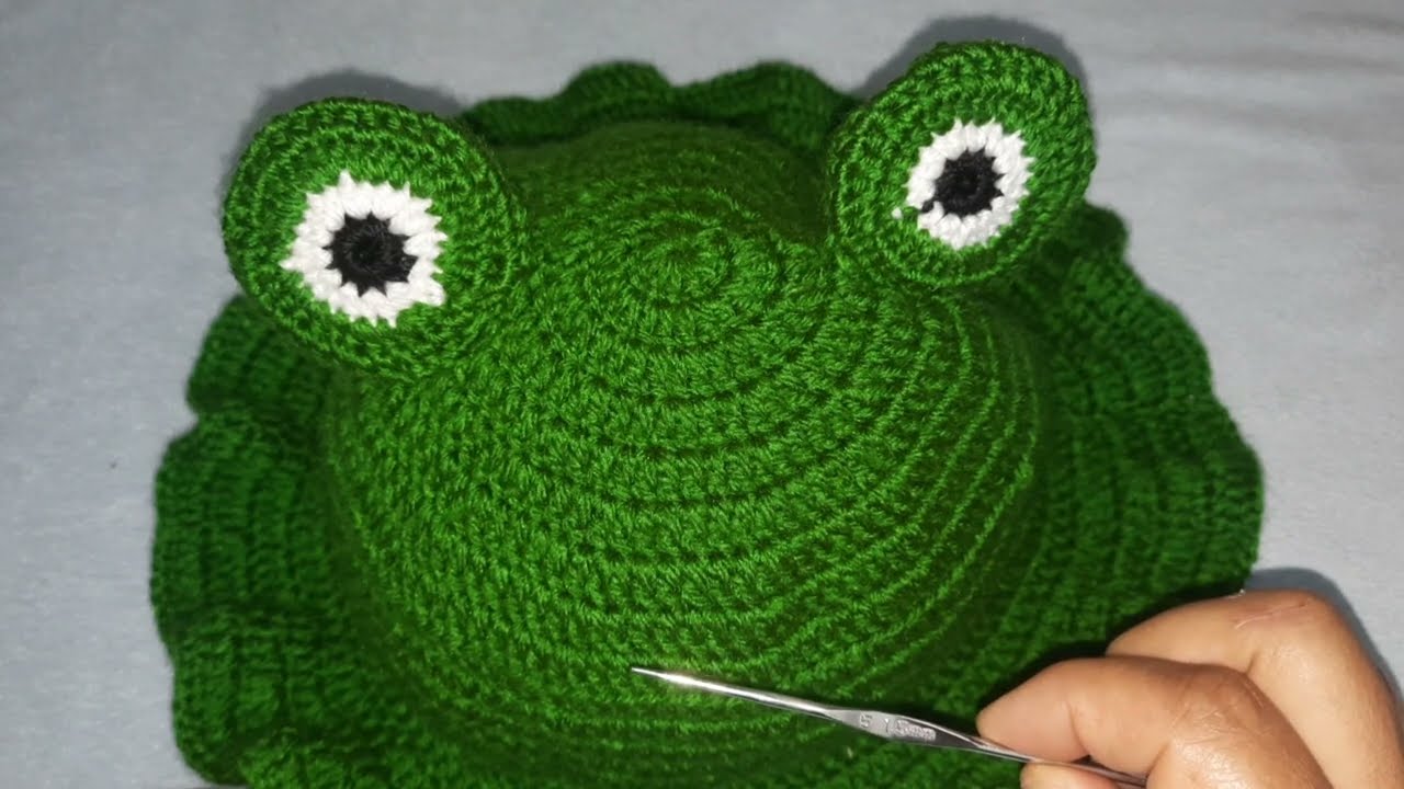 Hayvan Figürü Kurbağa Trend Şapka Nasıl Yapılır [Bir Gecede Yap 150 TL]