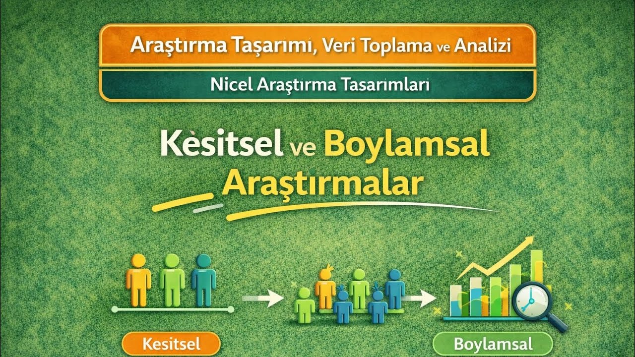 Nicel Araştırma Tasarımı | 2.5. Kesitsel ve Boylamsal Araştırmalar