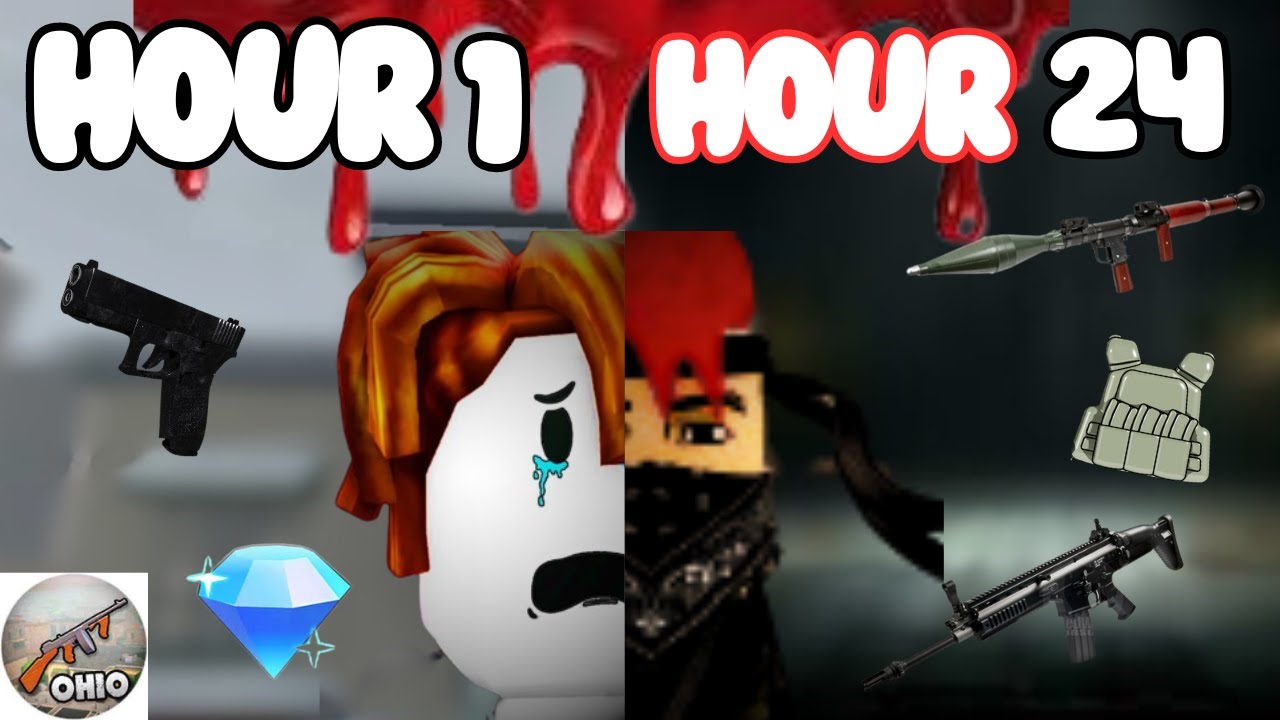 I SPENT 24 HOURS IN ROBLOX OHIO