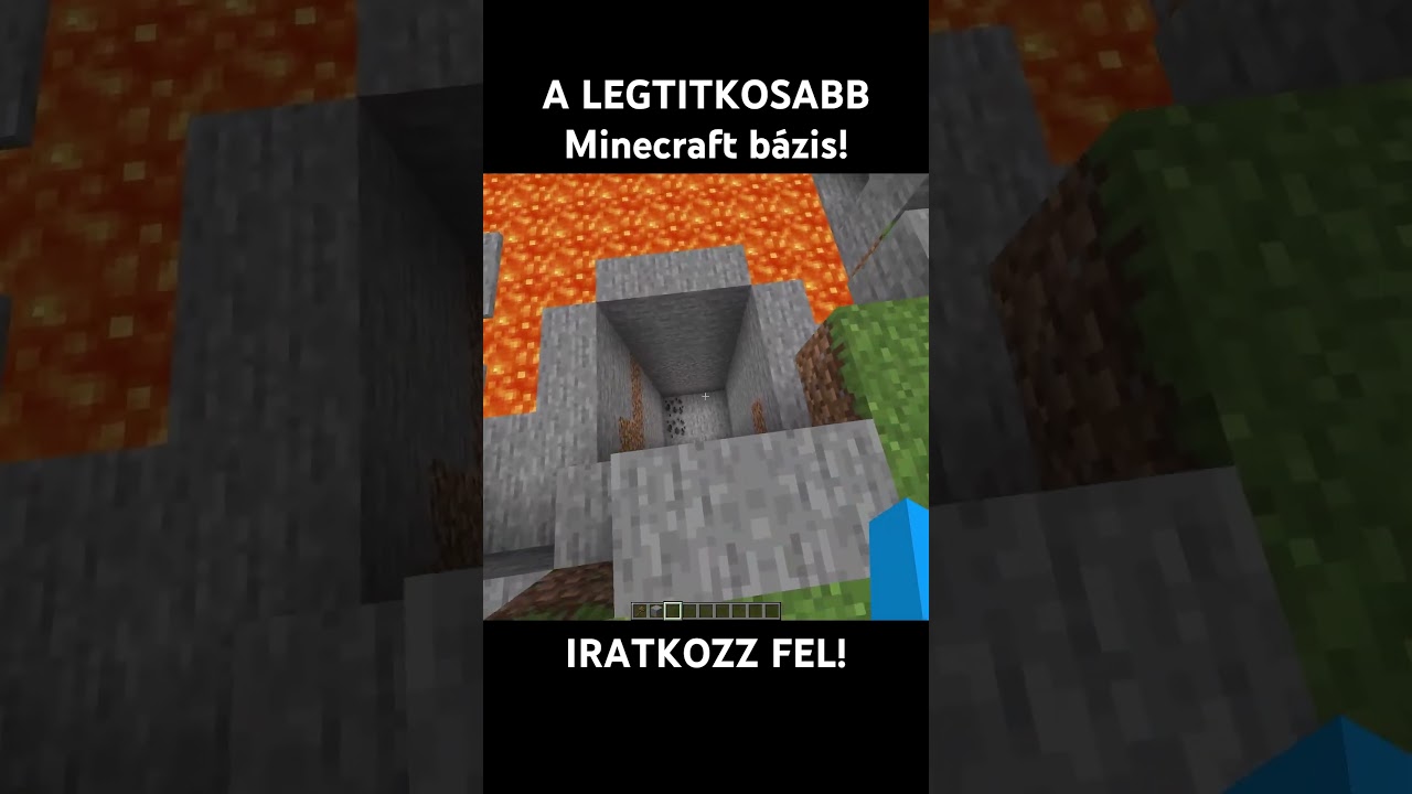 A LEGTITKOSABB Minecraft b&aacute;zis!