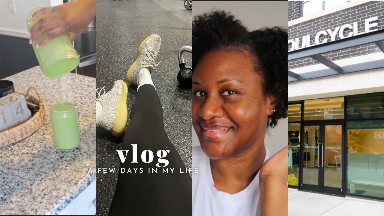 VLOG| a few days in my life| I am not my hair | soul cycle fail |workouts & healthy meals| Laurieann