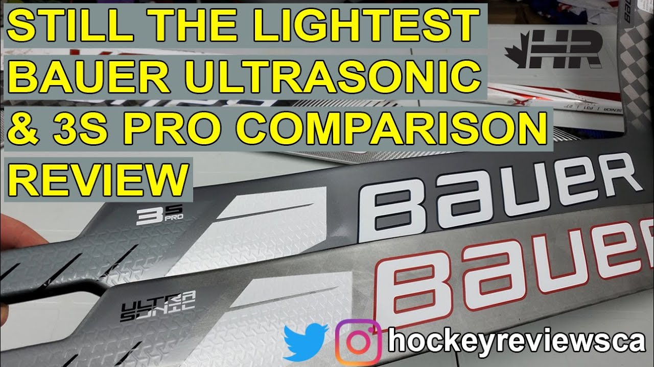 Still the lightest goalie stick! Bauer Supreme Ultrasonic & 3S Pro & 2S Pro comparison review