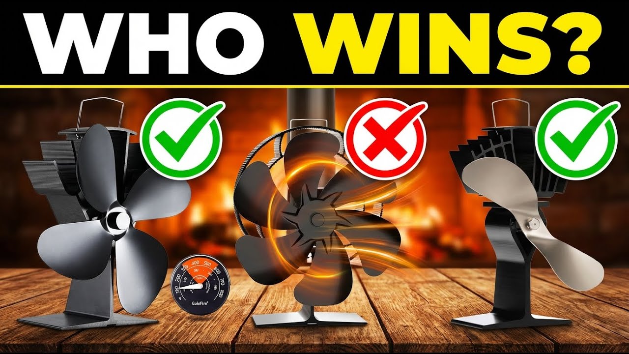 TOP 5 BEST STOVE FANS 2026 | Heat Powered WOOD STOVE FANS on AMAZON