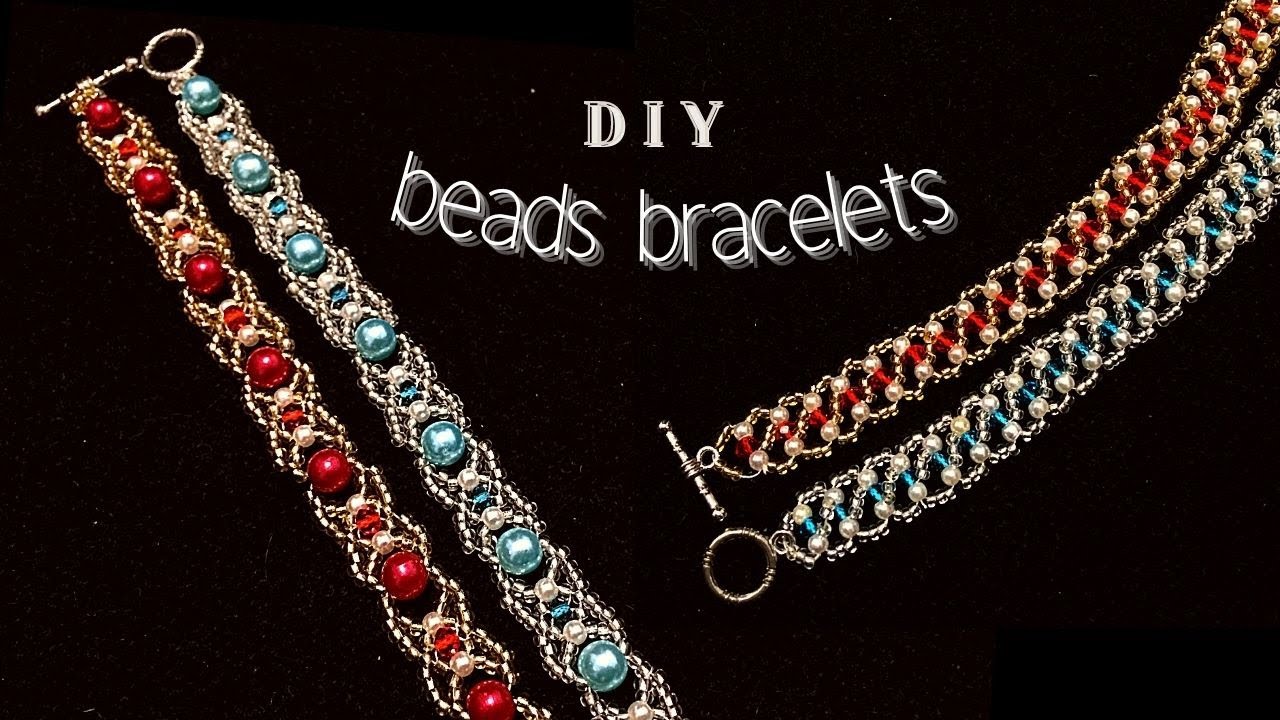 beads bracelets TUTORIALS. beginner beading projects. Beading tutorial